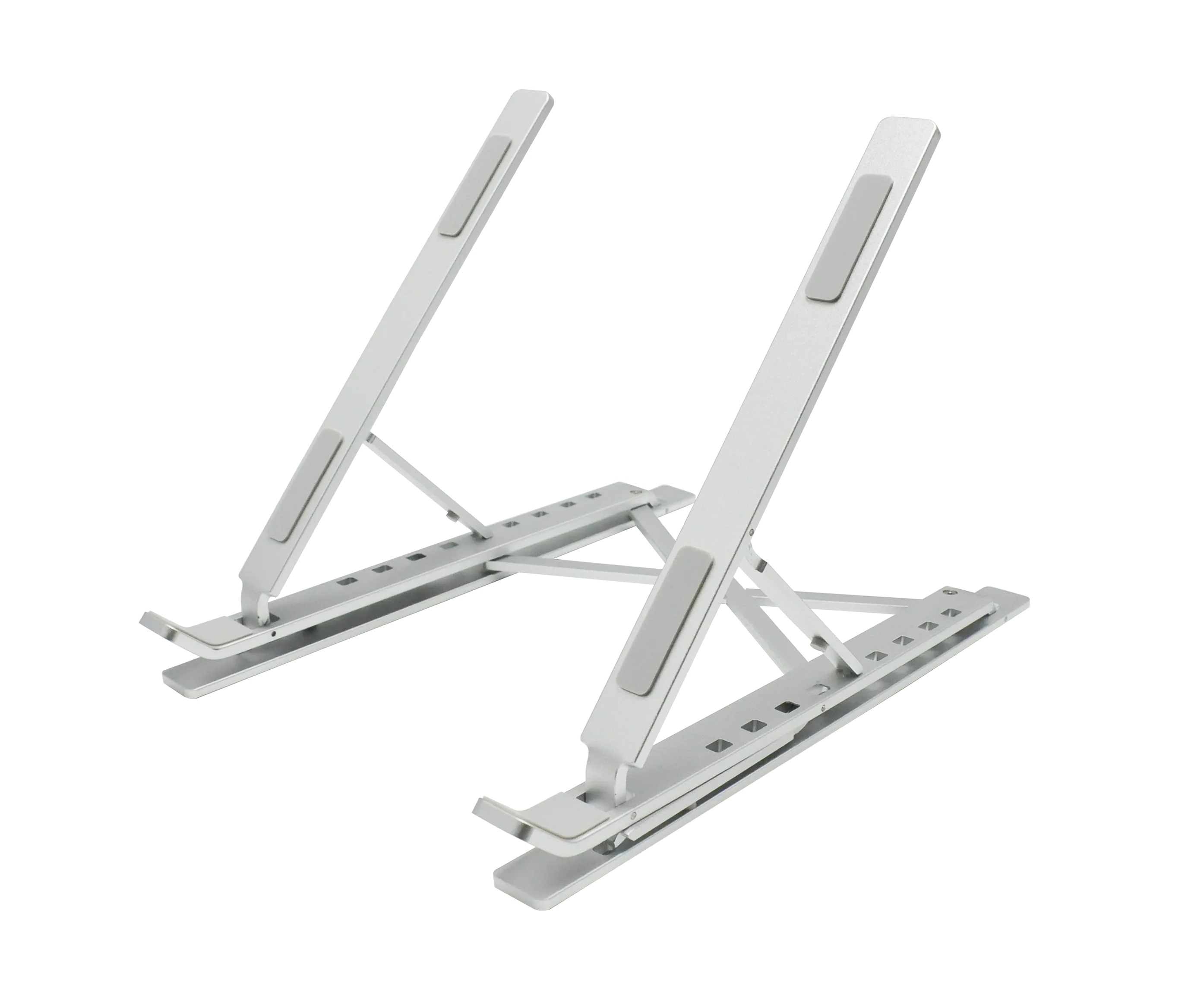 Custom Aluminum Folding Adjustable Height Laptop Tablet Holder Stands