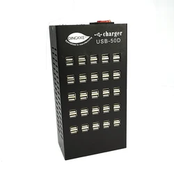 Новый продукт зарядное устройство с 50 Usb-портами 5 В 60 А быстрое для мобильных телефонов Android