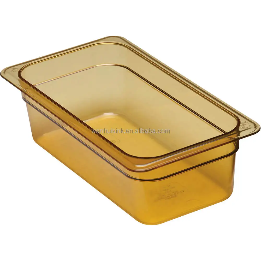 LFGB NSF PC/PP food container plastic gn pan polycarbonate trays