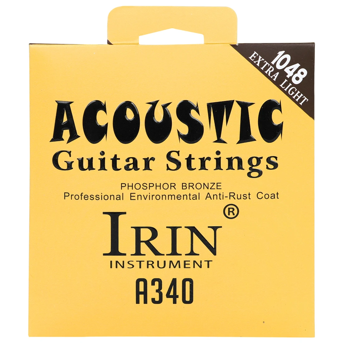 IRIN Hot Selling Guitar Strings with Phosphorus Bronze Steel Wire Anti rust Coated Acoustic Guitar Strings (10-48)