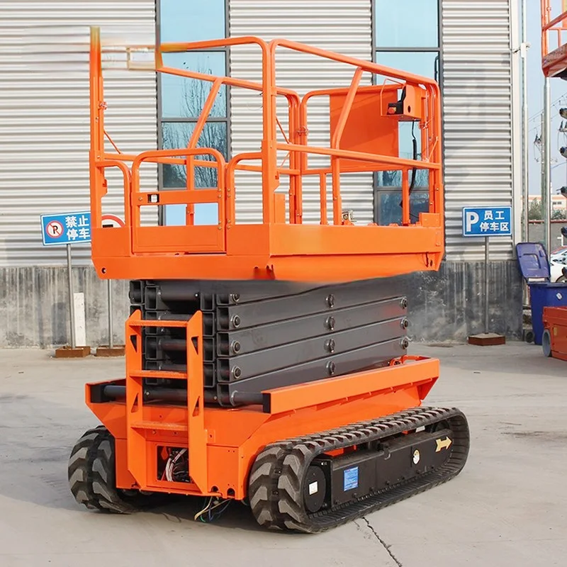 Fully Self Propelled Lifting Platform 10 Meters 12 Meters 14 Meters Lifting Height Hydraulic Aerial Work Platform
