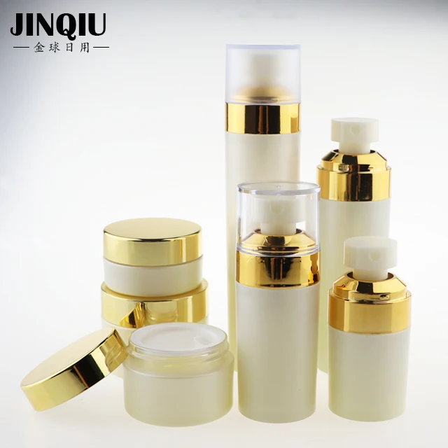 
30ml 40ml 60ml 80ml plastic luxury lotion bottle set for cosmetics containers and packaging 