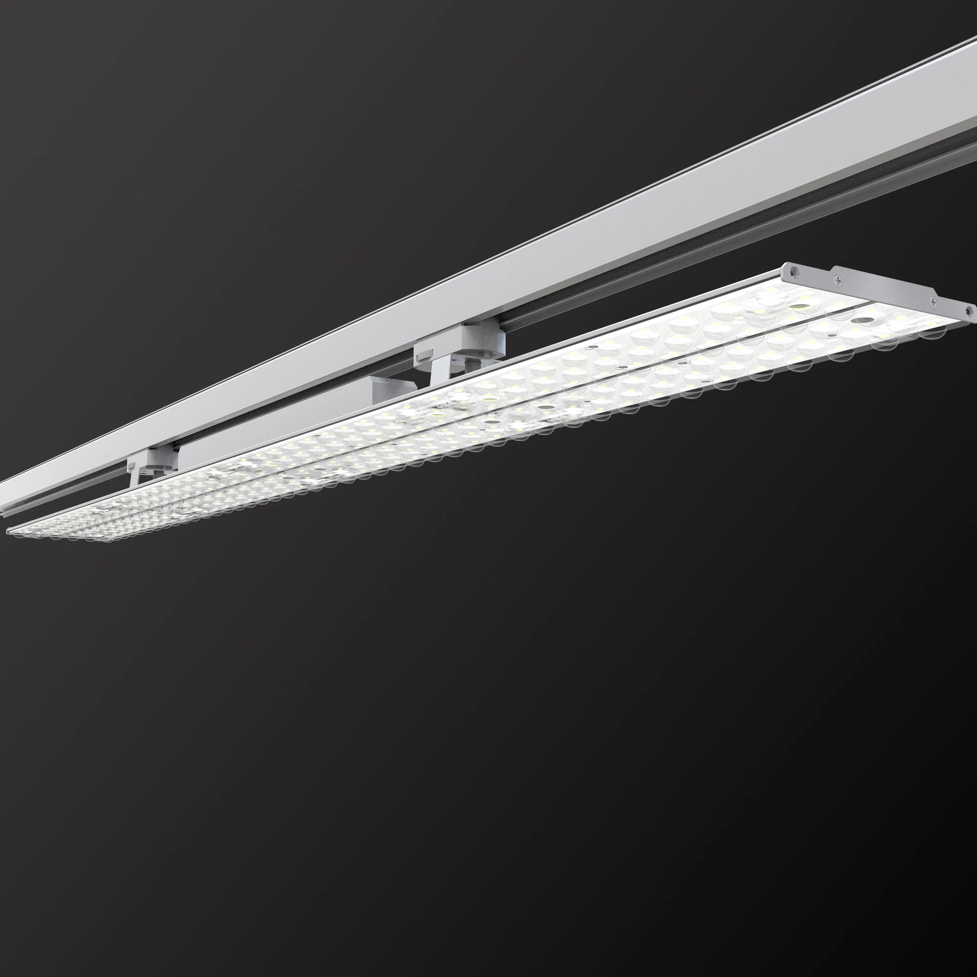 New Designer Tendencia Indoor Ultra Thin Track Light Black Or White Power Adjustable Led Linear Track Lighting For Retail Shop