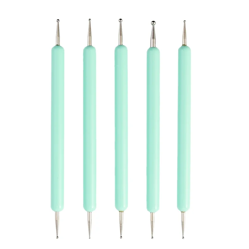 Новинка, 5 шт. 14 way Nail Art нажмите с силой так, ручка для рисования маникюрные инструменты искусства ногтя нажмите с силой так Ручка инструмент Dot Se