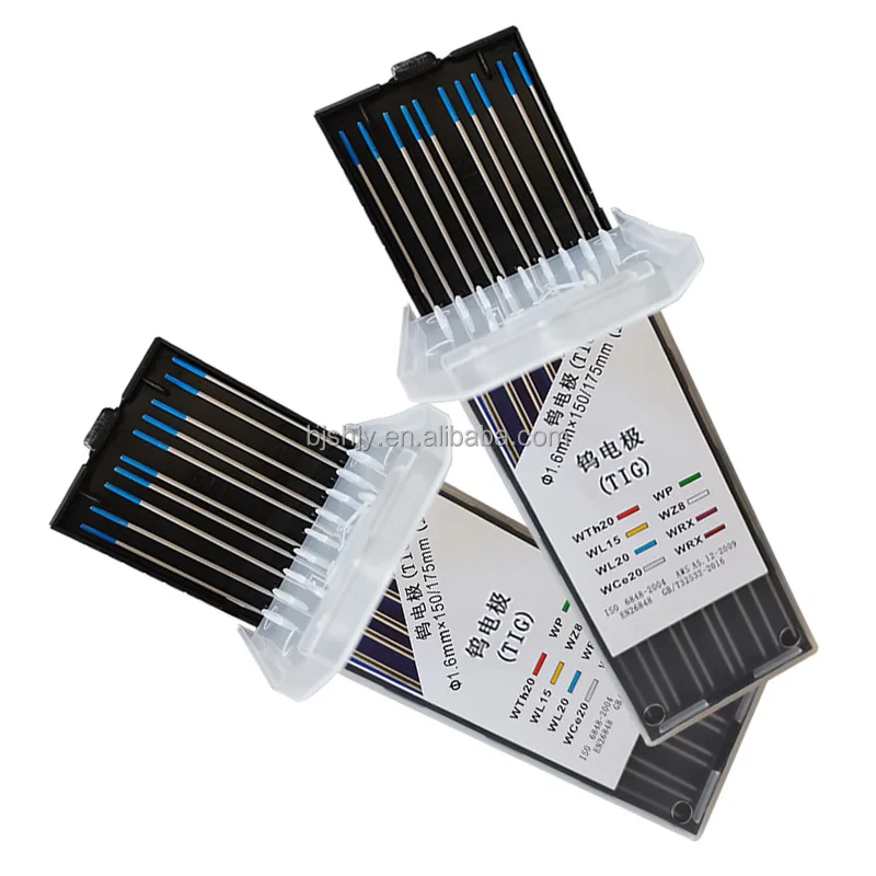 lanthanum electrodes tungsten wl-20 d 2.4 miller blue tip tungsten electrode for welding