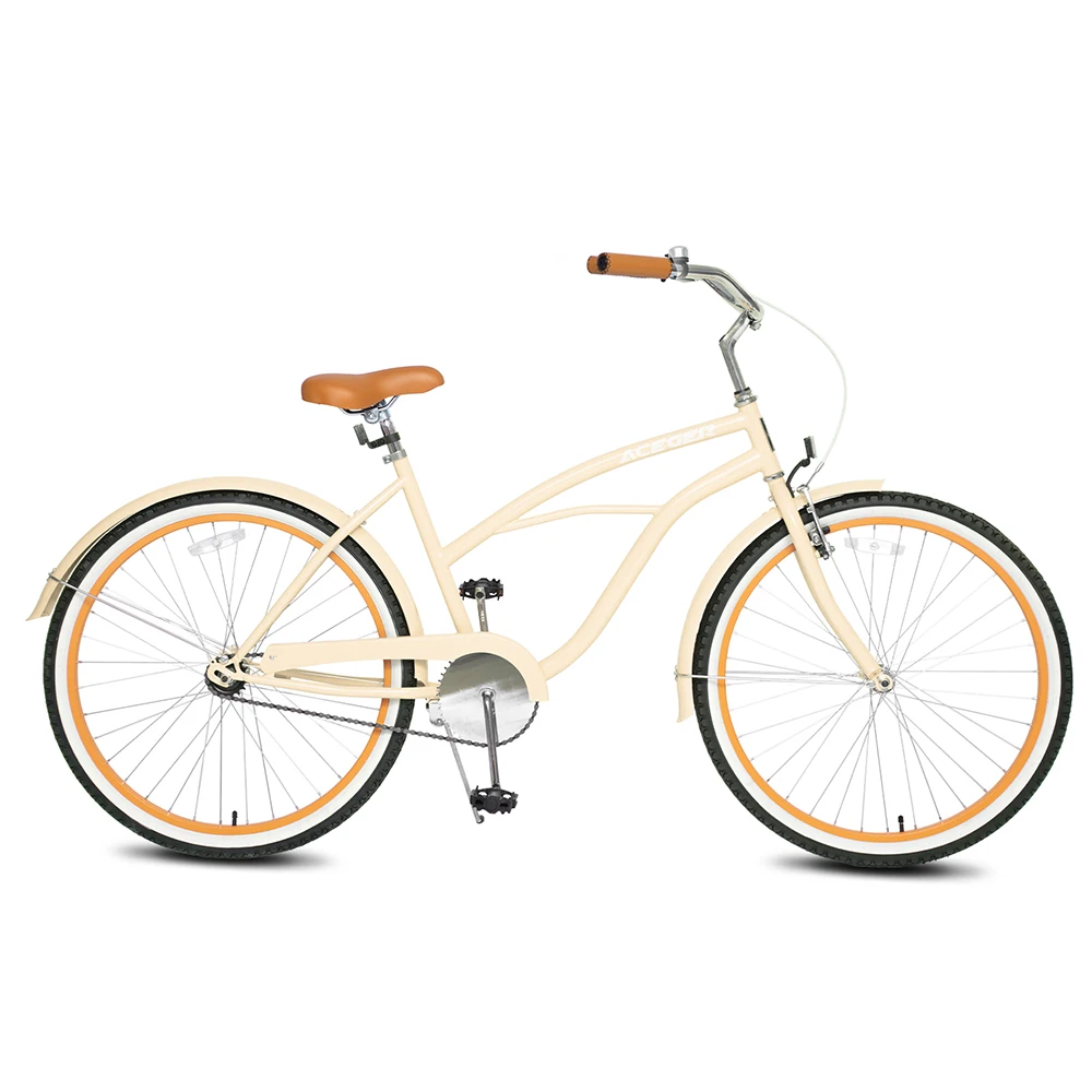 Factory Supply 26 Inches Single Speed Bike Beach Bike Womens Cruiser Bike