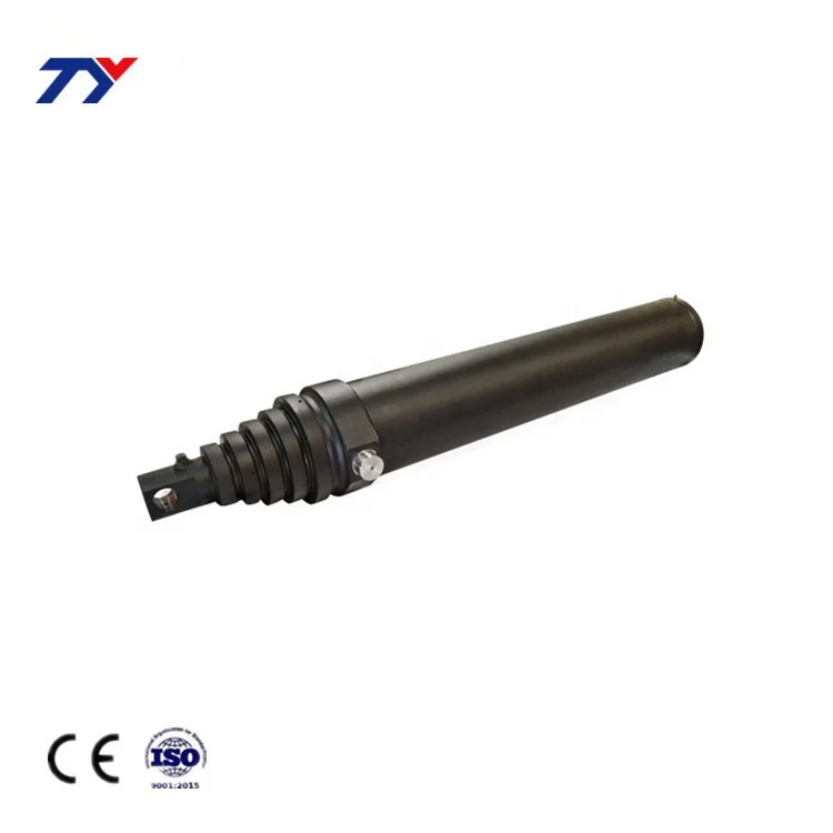 Factory TONGYONG Double action telescopic steel hydraulic oil cylinder