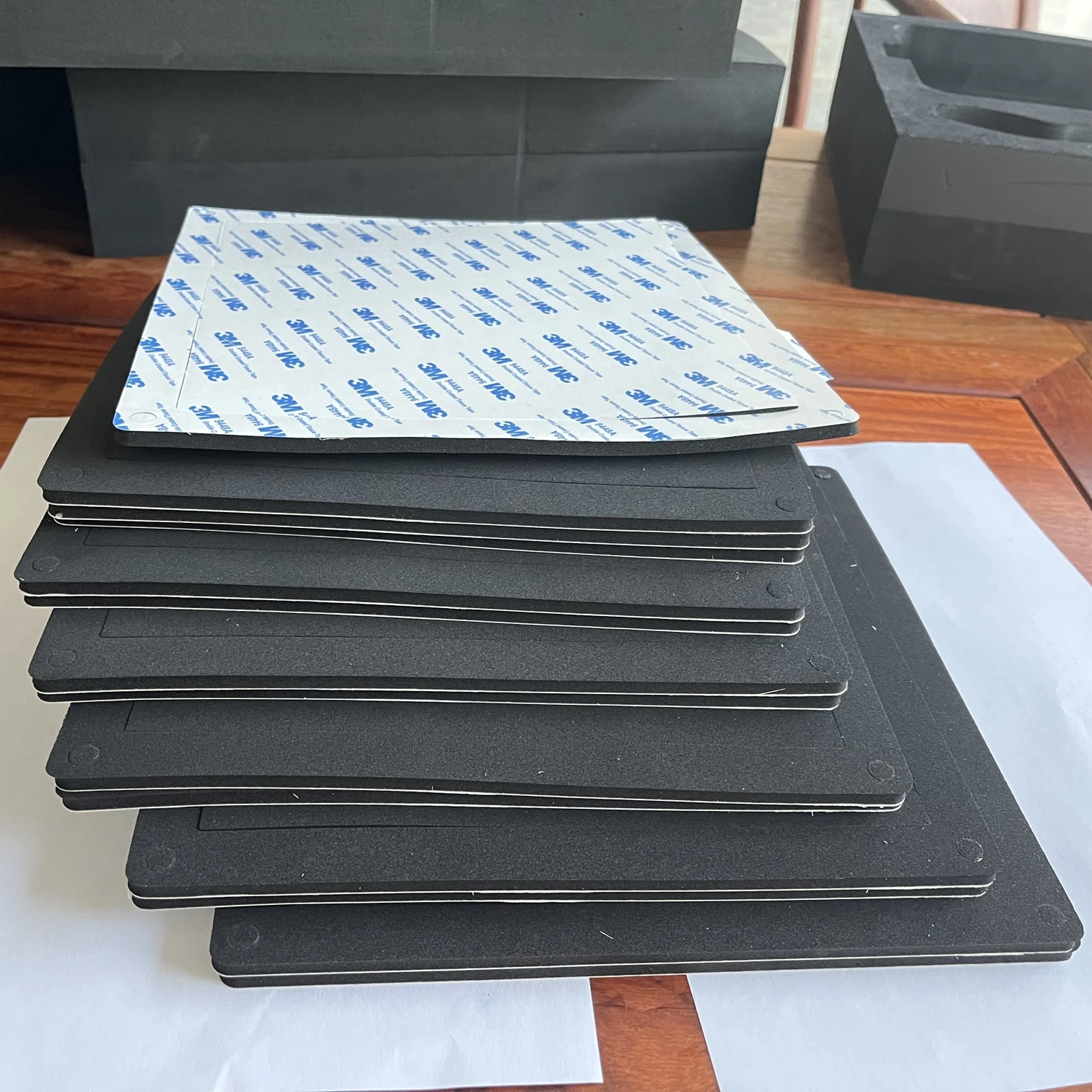 High Density Insulation Rubber Foam EPDM Foam Sheets / Board