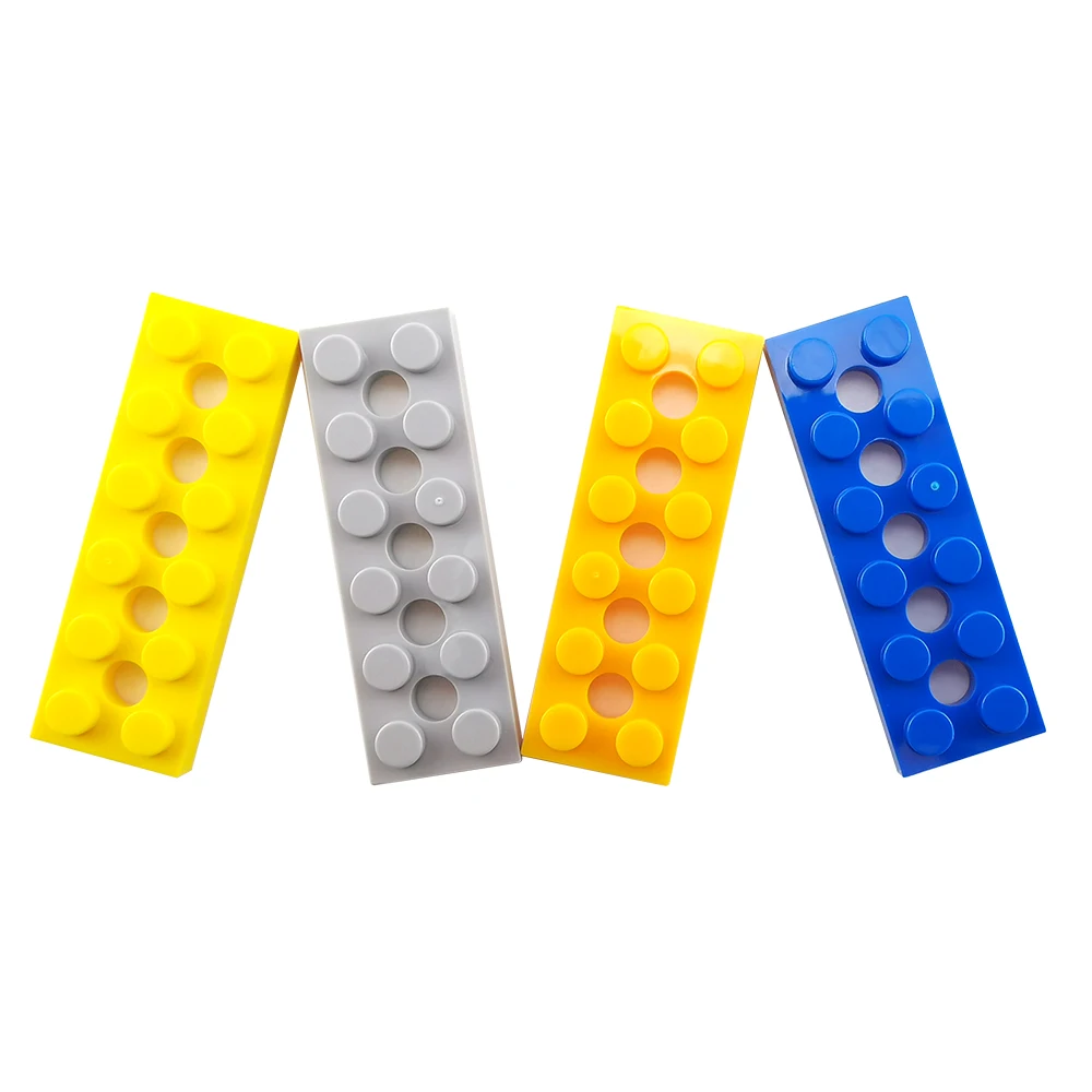 Best quality Safely Moc Building Block Brick  Plate 2 x 6 with 5 Holes Plastic Educational Toy No.32001