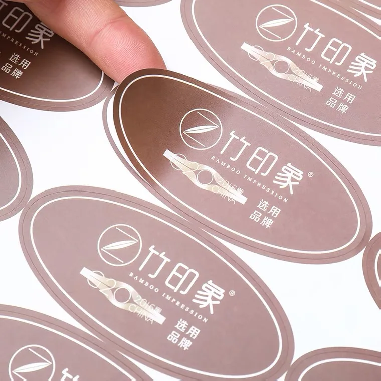 Custom self adhesive paper Label Sticker from Packaging Label