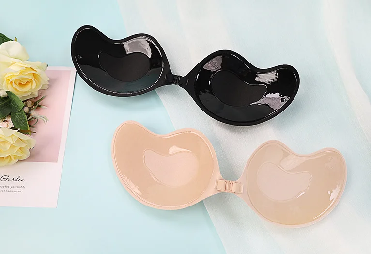 Women Strapless Backless Nipple Covers Sticky Lifting Breasts Invisible Self Adhesive Bra Push Up Silicone Bra