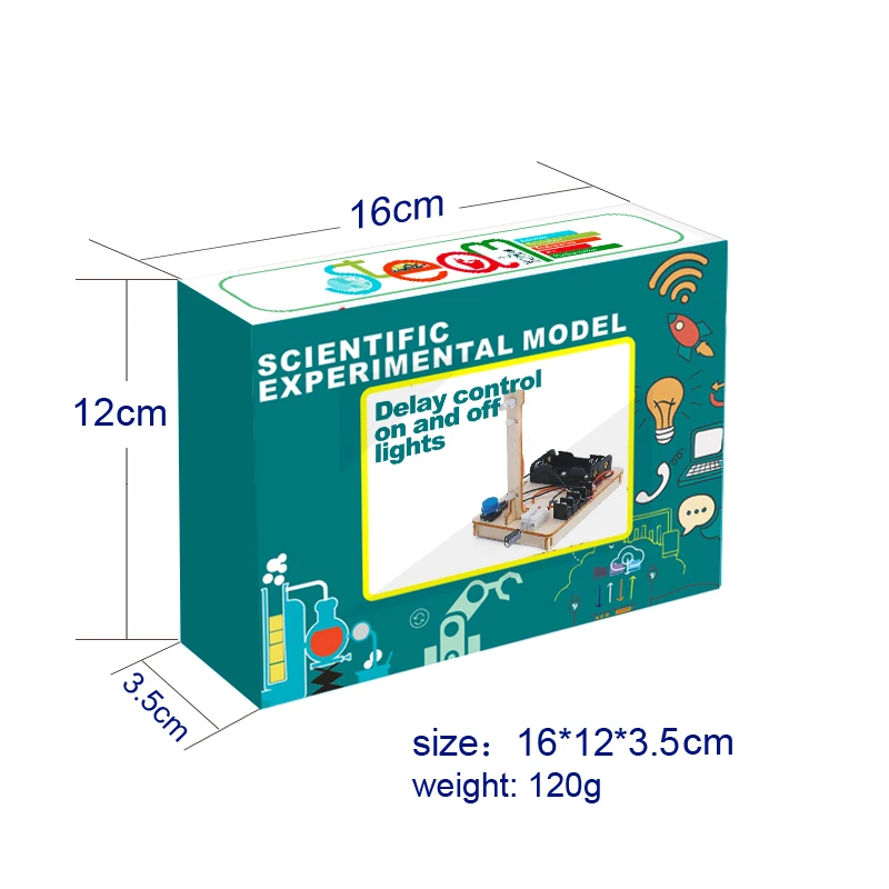 2024 stem Wooden Montessori People Toys for Kids DIY Educational Toy with Delay Control on Lights Boys Aged 2 7 Years