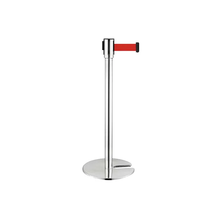 High quality customized sign on the top and retractable stanchions for hotel