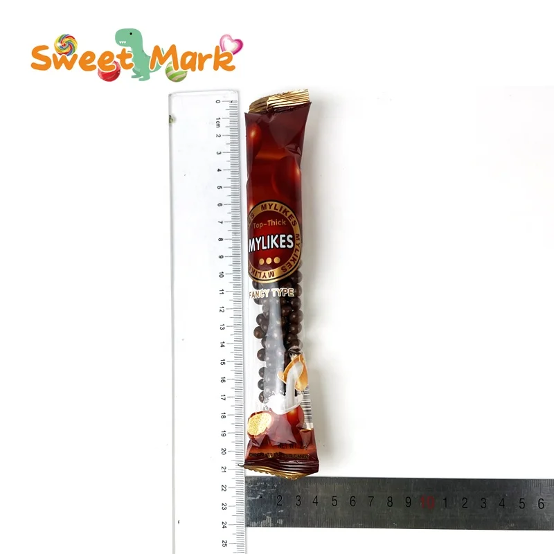 Delicious puffed food crispy chocolate biscuits kid leisure snacks