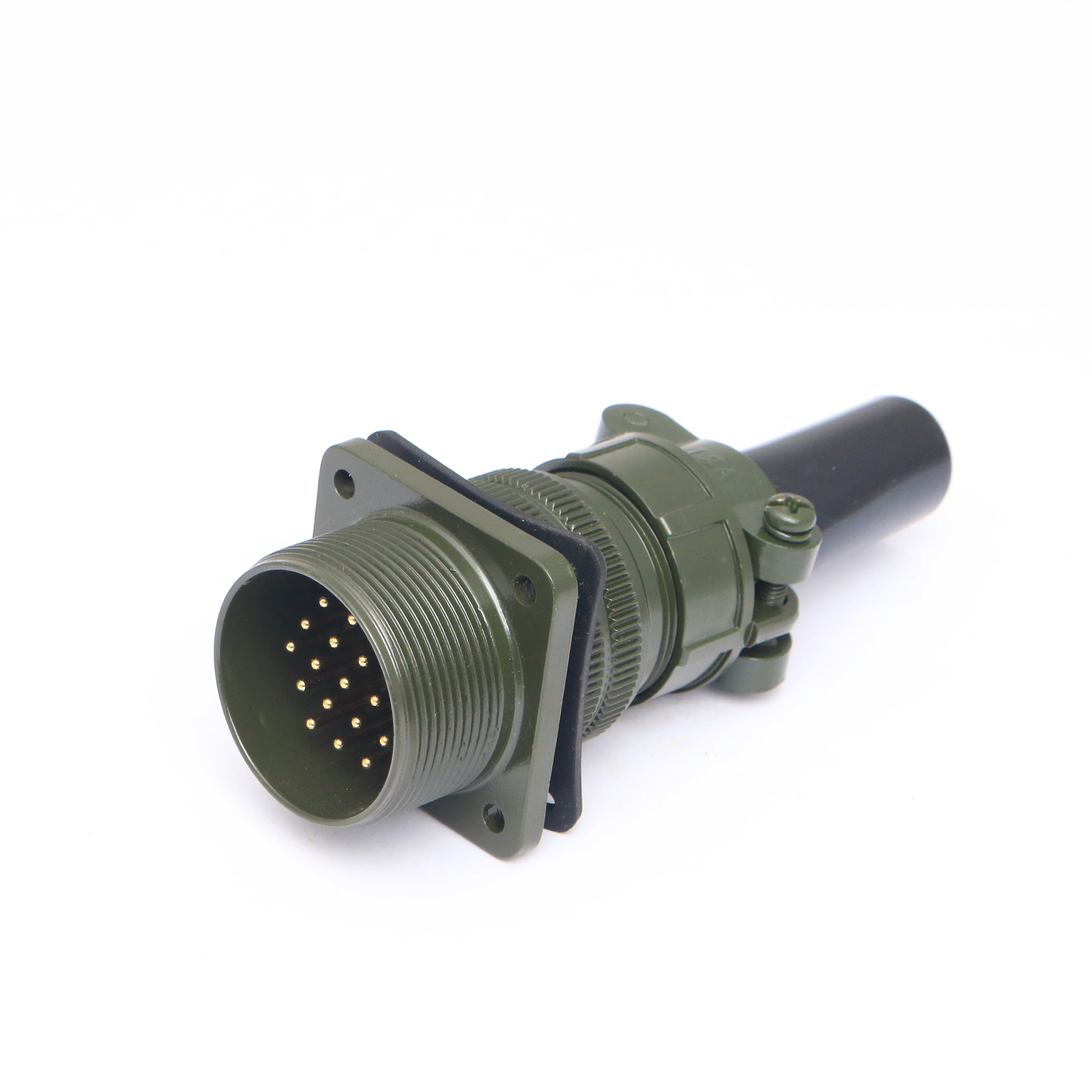 Mil-5015 19 Pin Male Cable Plug Military Circular Connector For Welding Ms3100a 22-14p