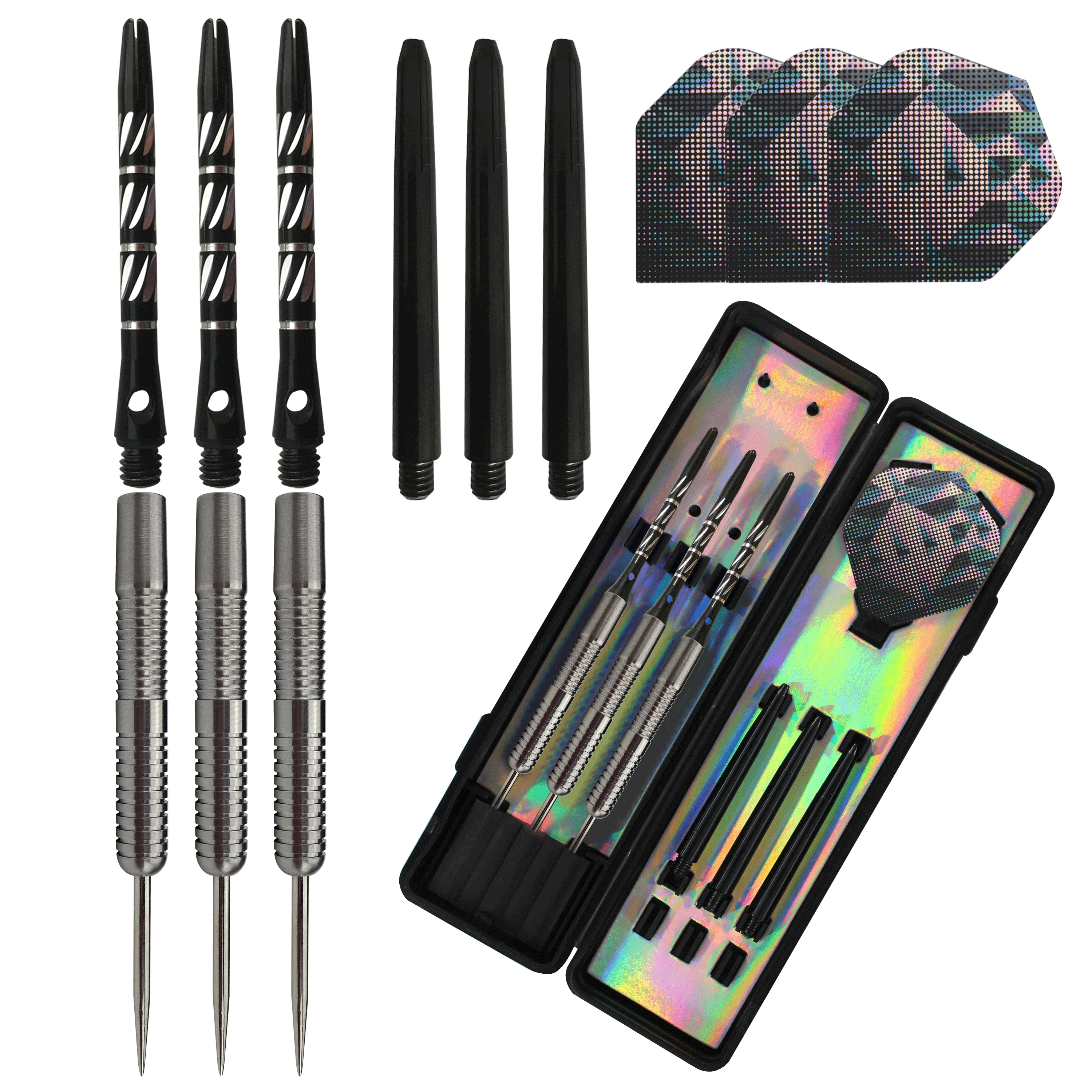3 Pcs/set High Quality Professional 23g 95% Tungsten Steel Tip Darts Set indoor or Outdoor dart game Accept Customization design