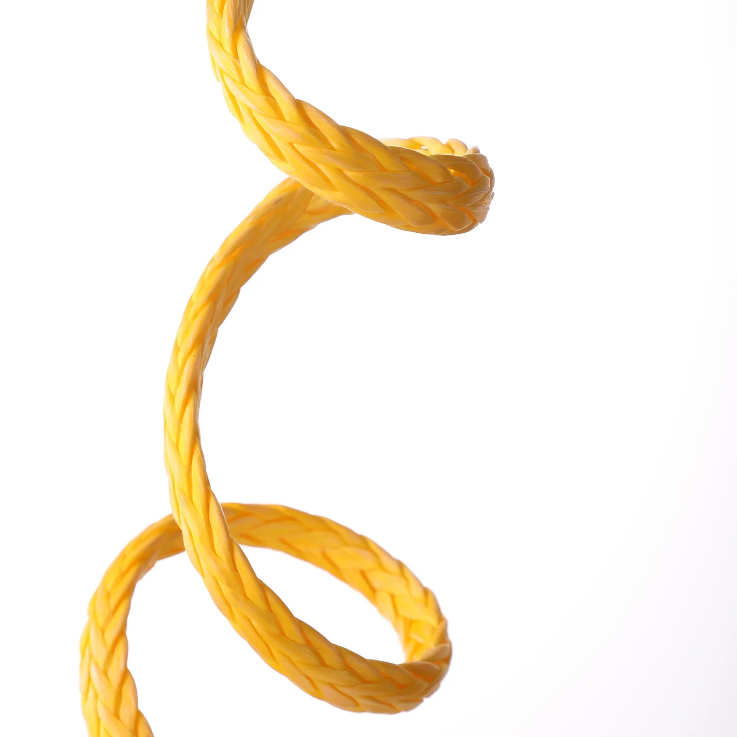 Factory custom UHMWPE SK75 rope 12strands braided rope shipping and mooring rope