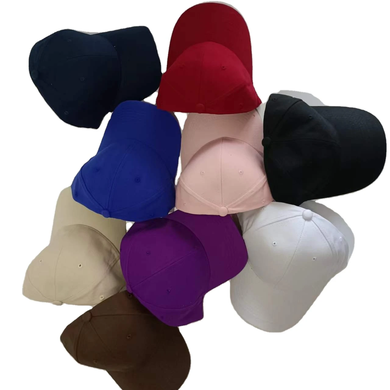 Different colours of baseball cap strapback  hat hats wholesale