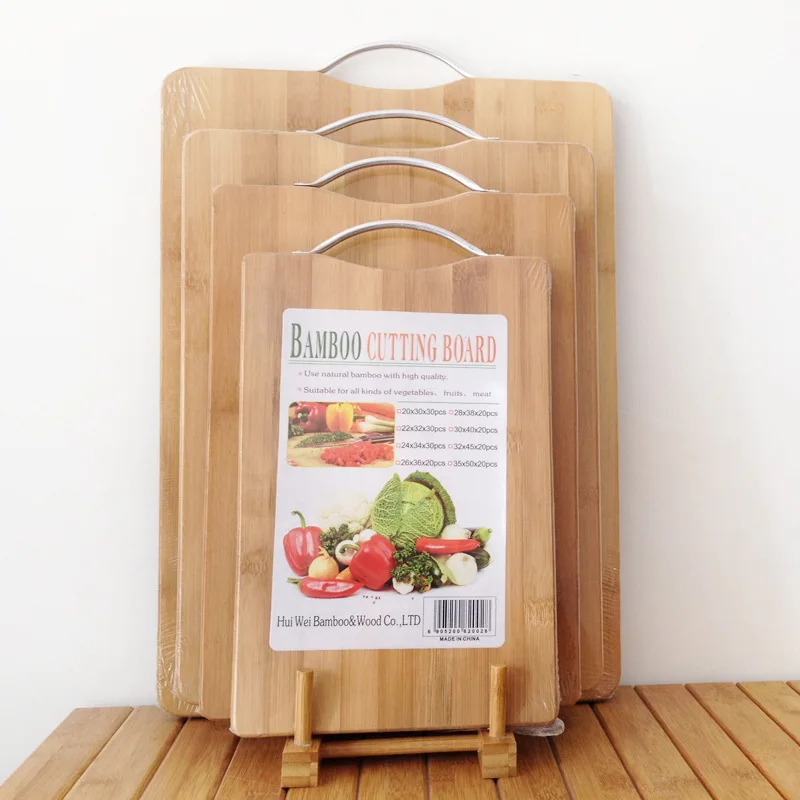 Wholesale Various Specifications Kitchen Environmental Protection Bamboo Cutting Board Square Bamboo Wood Cutting Board