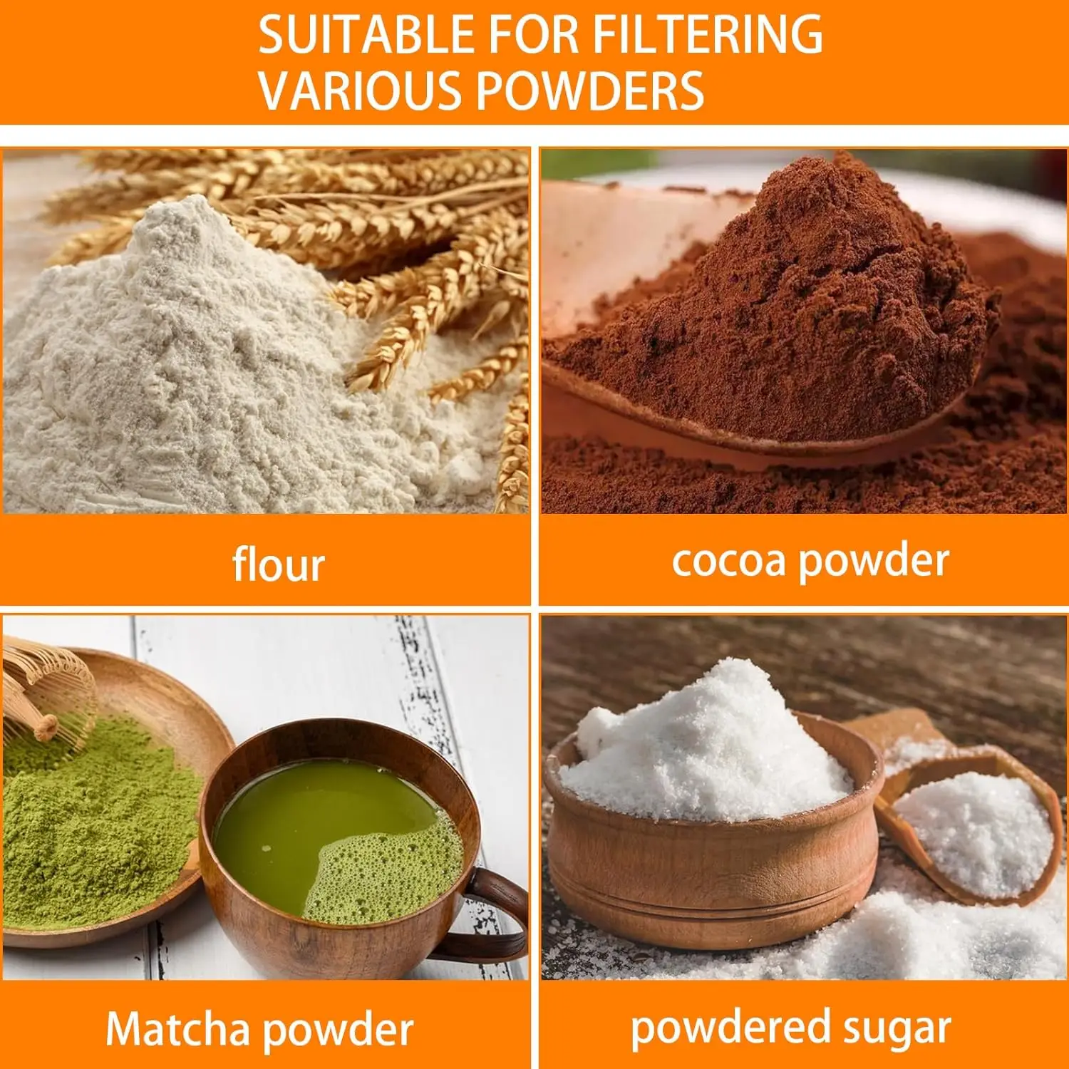 6 шт. сито для муки 6/8/10 дюймов