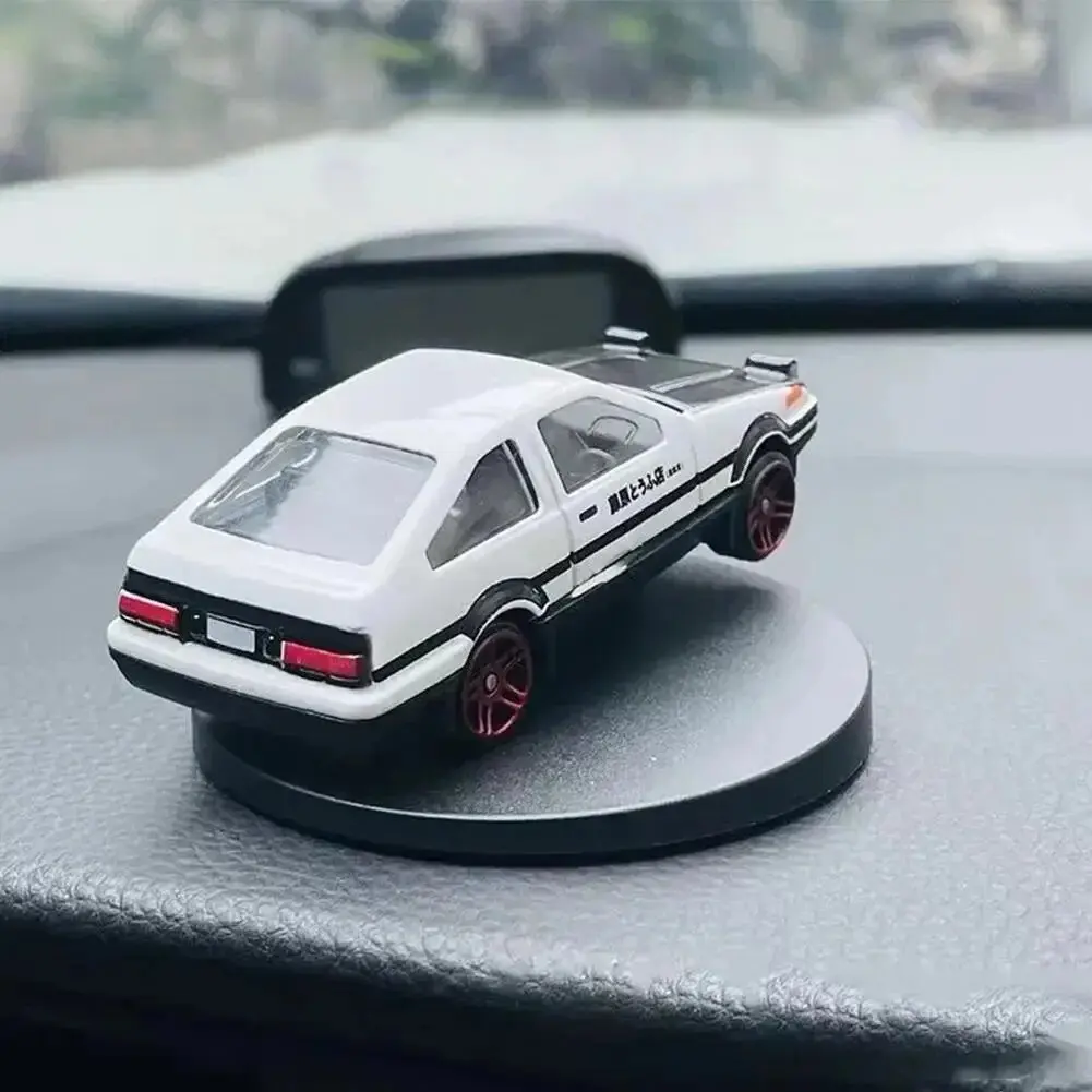 AE86 car drift ornament car center console model decoration alloy car model swing tail rotating ornament