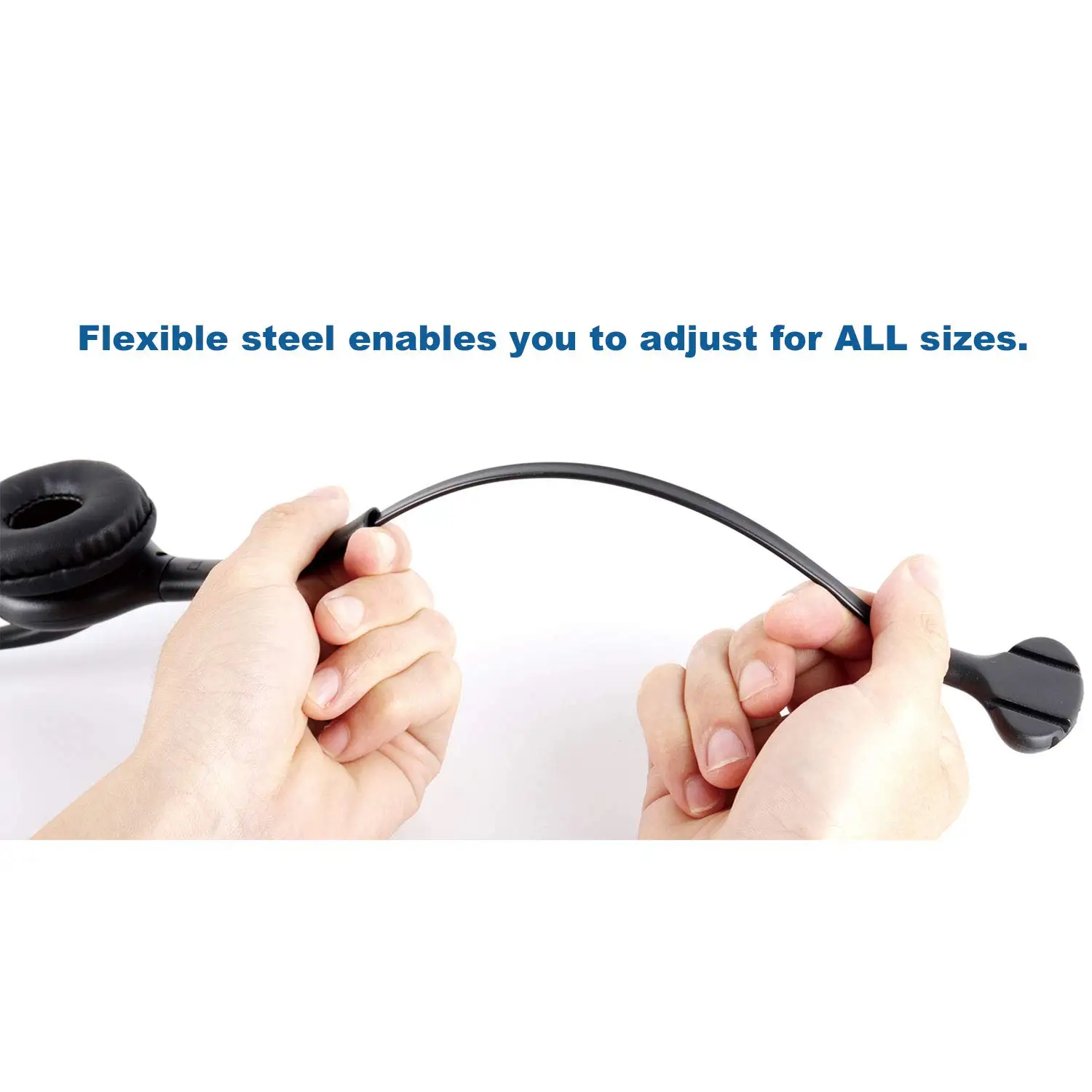 Single Ear Noise Canceling Headset for Call Center/Office with QD Cable for All Cisco 6000, 7800 and 8000 Series Phones