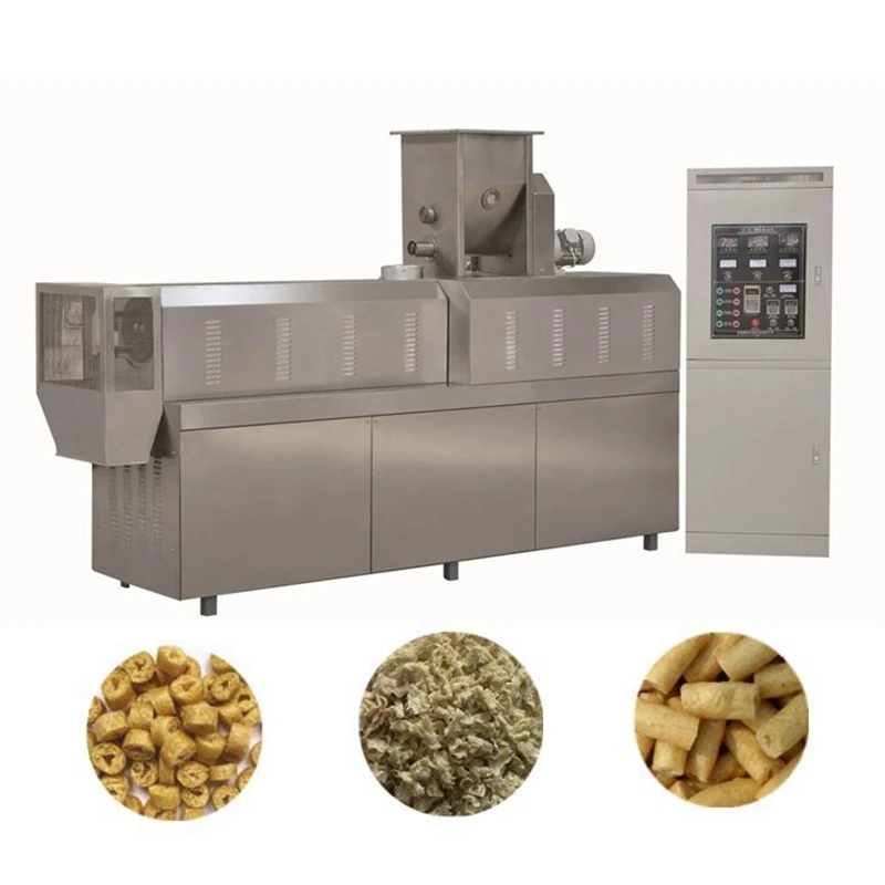 
TVP/TSP Soya Bean Protein Chunks Making Machine 