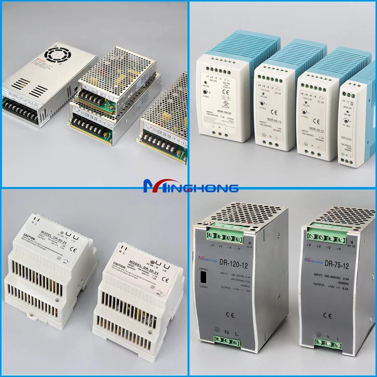 Nice price DR-15 switch power inverter 5V 3A 12V 1.25A 15V 1A 24V 0.63A 15W Industrial Din Rail Power Supply with CE
