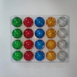 Toy supplier light up flashing bouncing ball 45mm flashing bounce ball