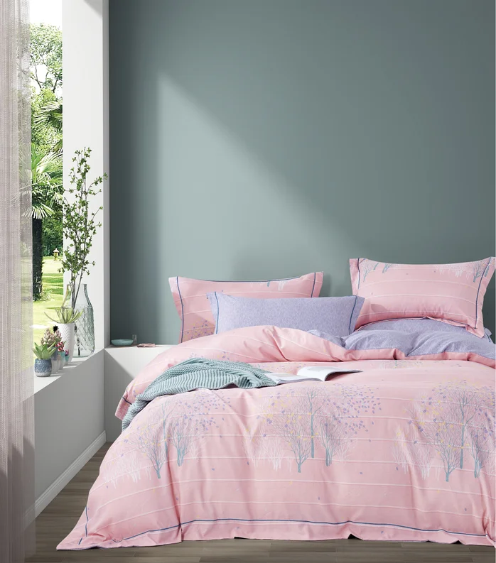 Manufacturer Luxury Soft Printed Bed Sheets Set Bedsheets Queen Size Bedding Set