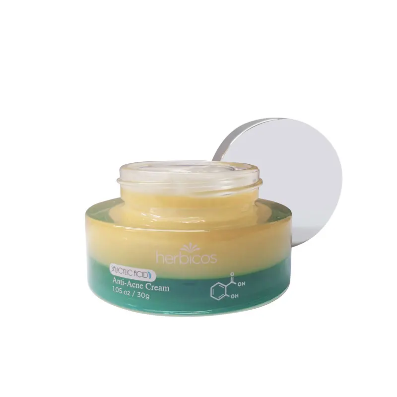Wholesale Private Label Organic Beauty Products Face Care Salicylic Acid Acne Whitening Removing Pimples Face Cream Oem