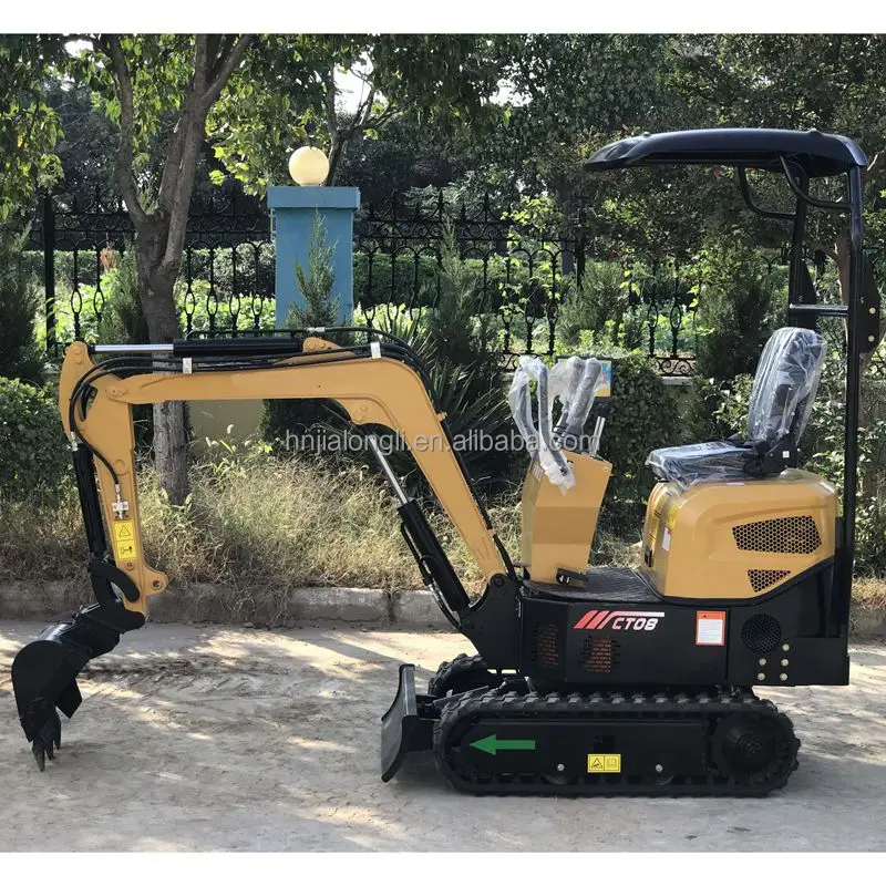 China Brand Amphigious JL06 JL08 JL10 Mini Crawler Atv Auger Backhoe Excavator Prices