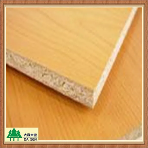 12mmm Durable melamine chipboard laminate sheet rice husk particle board for kitchen cabinet