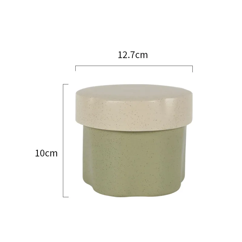 Creative Ceramic Storage Jar For Home Decor Stylish Decorative Boxes