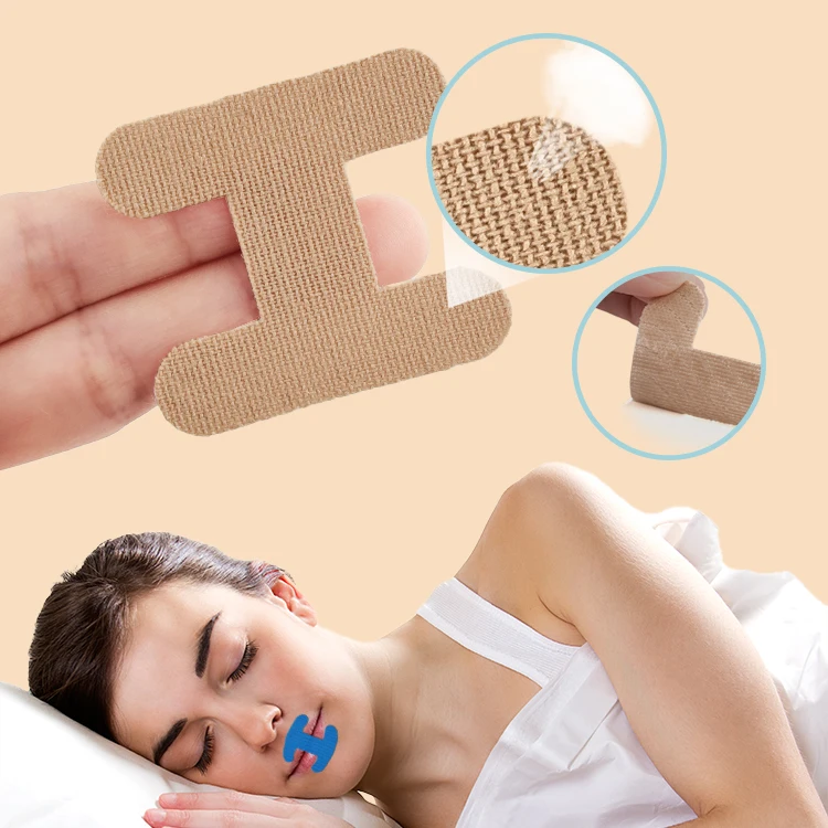 Closed mouth anti-snoring tape correct mouth hypoallergenic disposable mouth patch