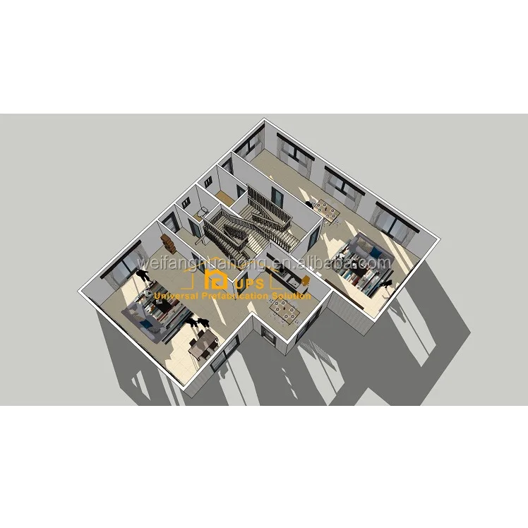 2020 UPS new tech real estate 3d home architect design modern cheap prefab homes for sale