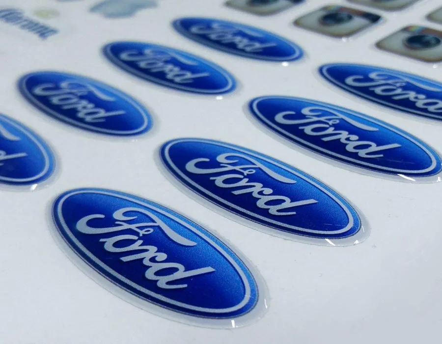 Customized Clear Gel Sticker Soft Plastic Brand Logo Labels 3d Resin Dome Epoxy Sticker