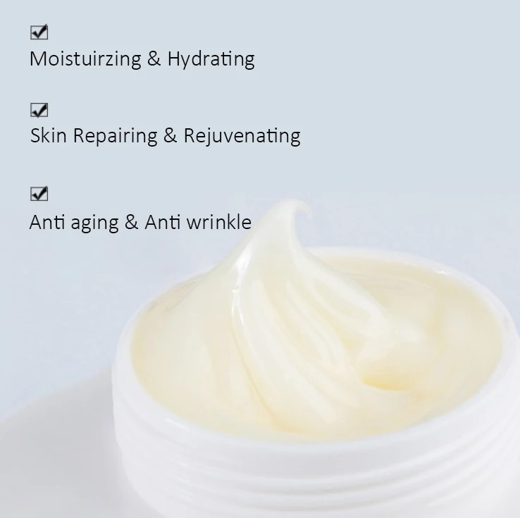 OEM Private Label Beauty Organic Face Brightening Lightening Whitening Vitamin C Cream for Glowing Skin