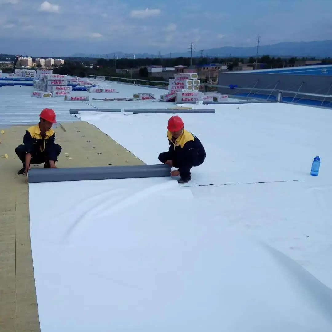 Quality Assurance TPO Rubber+geotextile Roof Waterproof Projects roofing waterproofing sheet membrane TPO Waterproof membrane