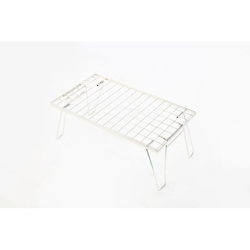 Areffa Outdoor Portable Korea Roll folding metal bamboo Grain Camping Tea Table For Picnic