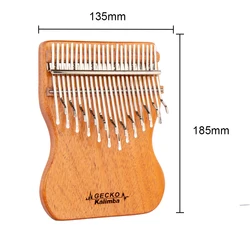 Featured gift wooden finger piano 24 keys kalimba