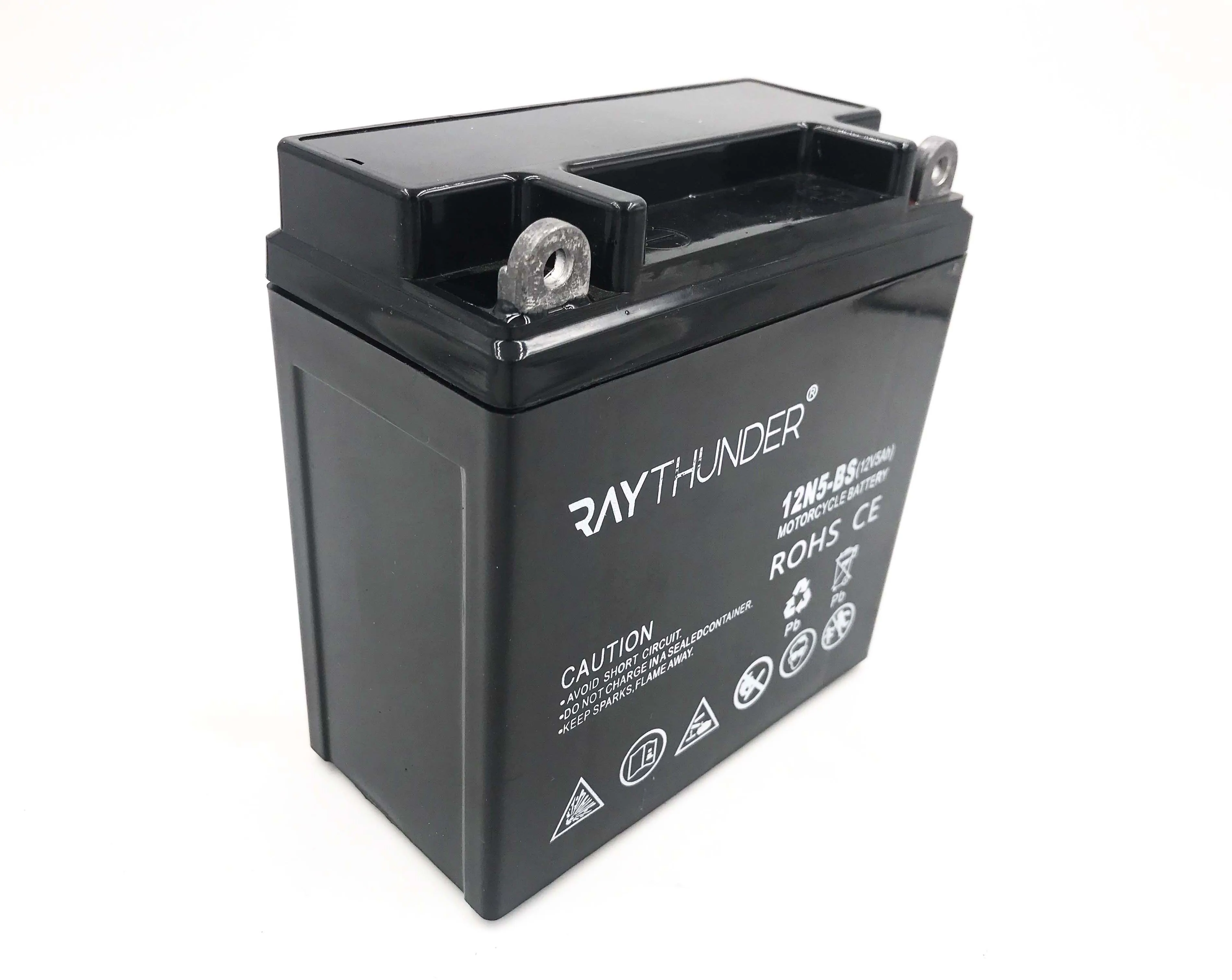 Safe and reliable motorcycle 12N5-BS battery for motorcycle parts