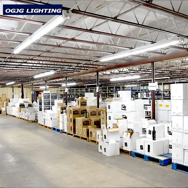600mm 1200mm 1500mm wraparound indoor commercial led linear fixture for shop warehouse factory
