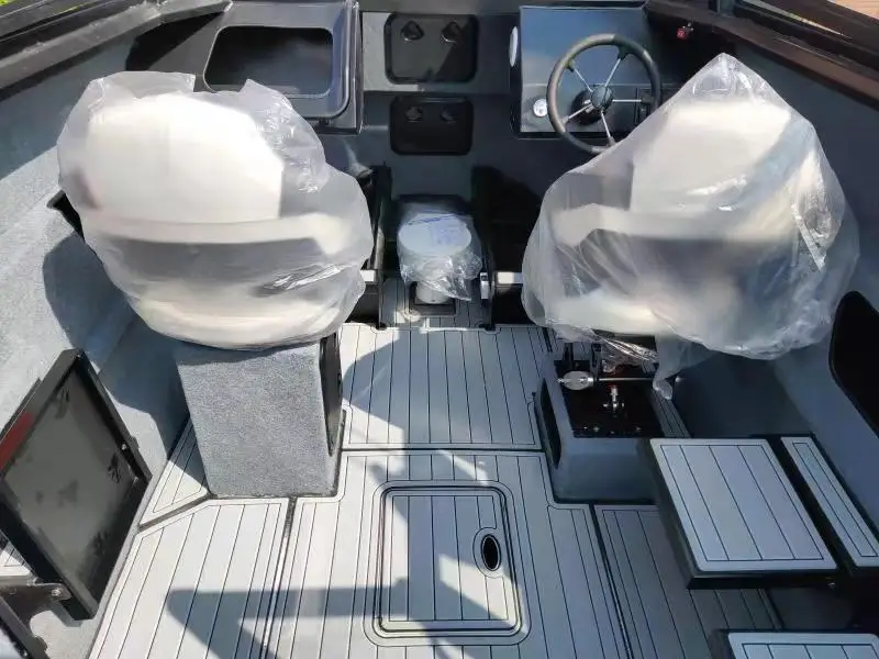 High quality 20 feet 6 meters Easycraft aluminum fishing boats small size yacht with cabin and customized service for sale