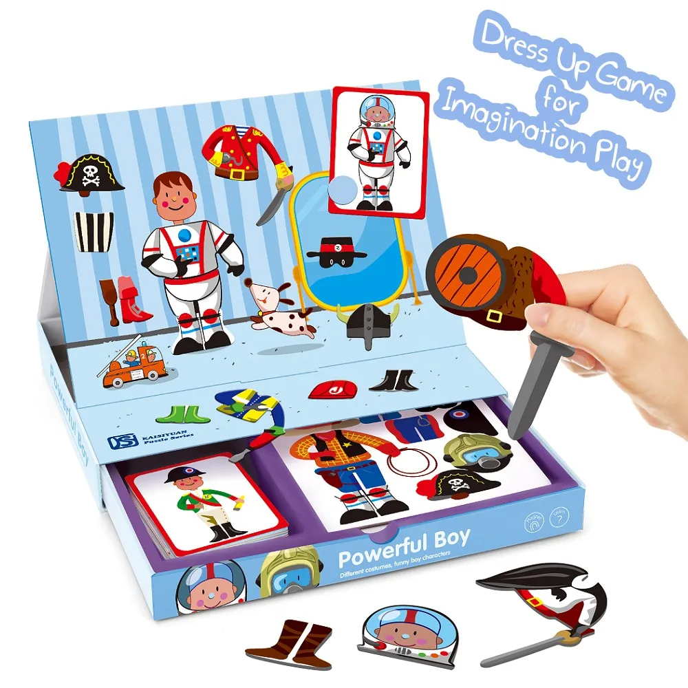 Transportation Vehicles Magnetic Matching Picture Puzzle Game