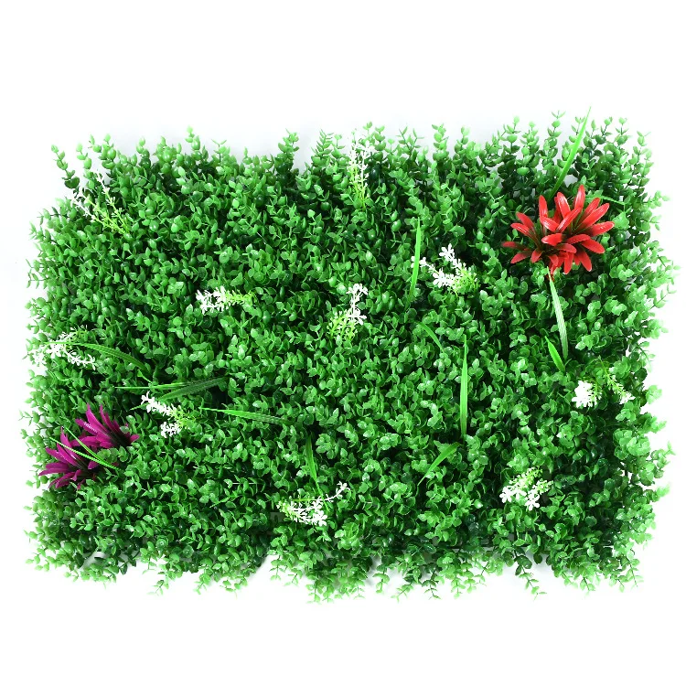 3D Artificial PE Material Green Grass Wall Decor Indoor Faux plant wall for Home Wedding Hotels Decoration