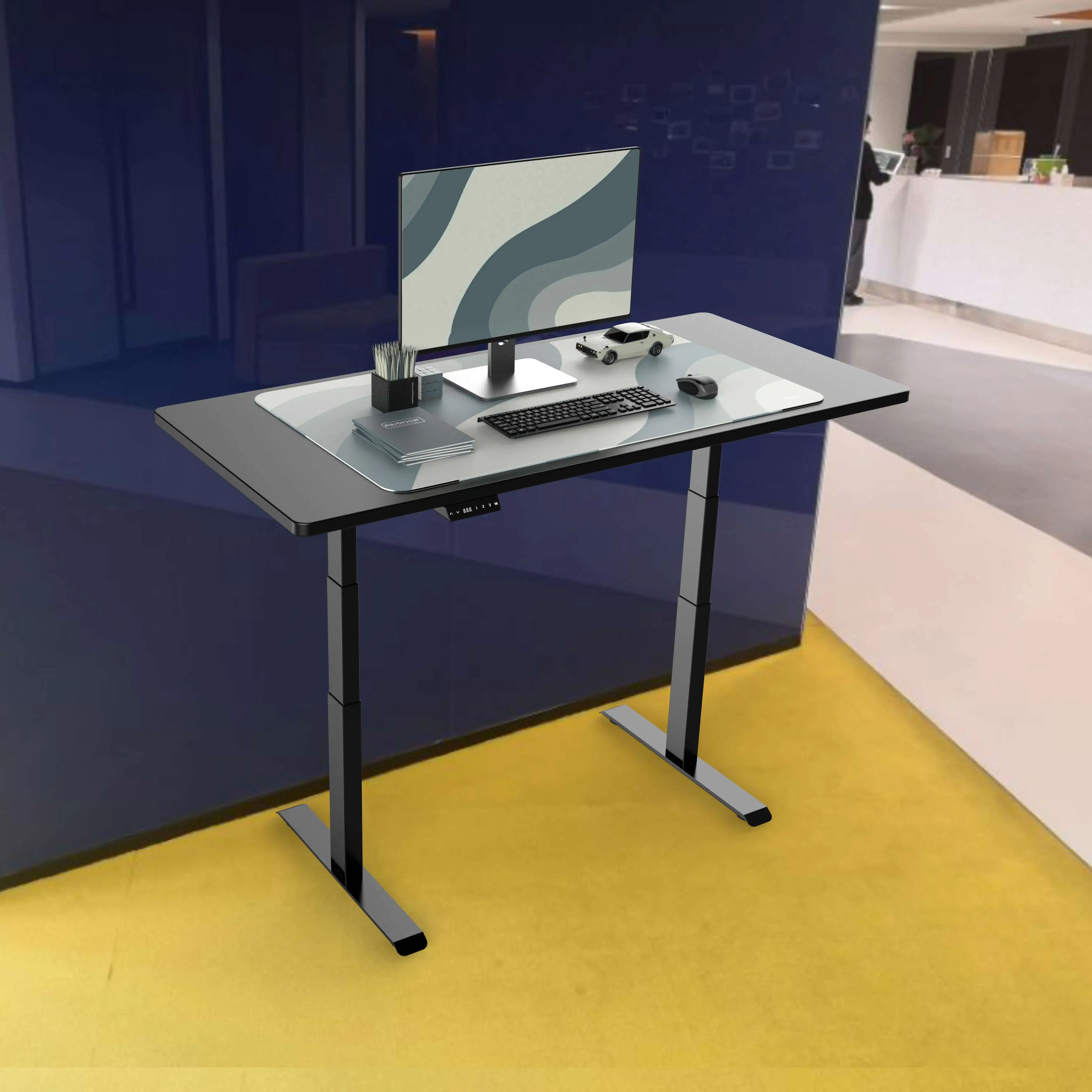 Modern Office Popular Dual Motor Standing Desk Frame Electric Table