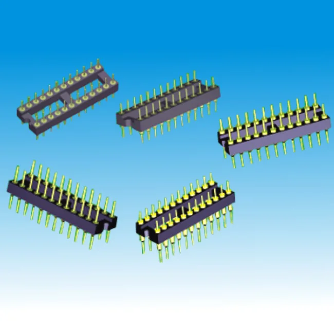 1.778  Round Pin IC SOCKET Male Type 10mm Length Straight Type JiLN jinling