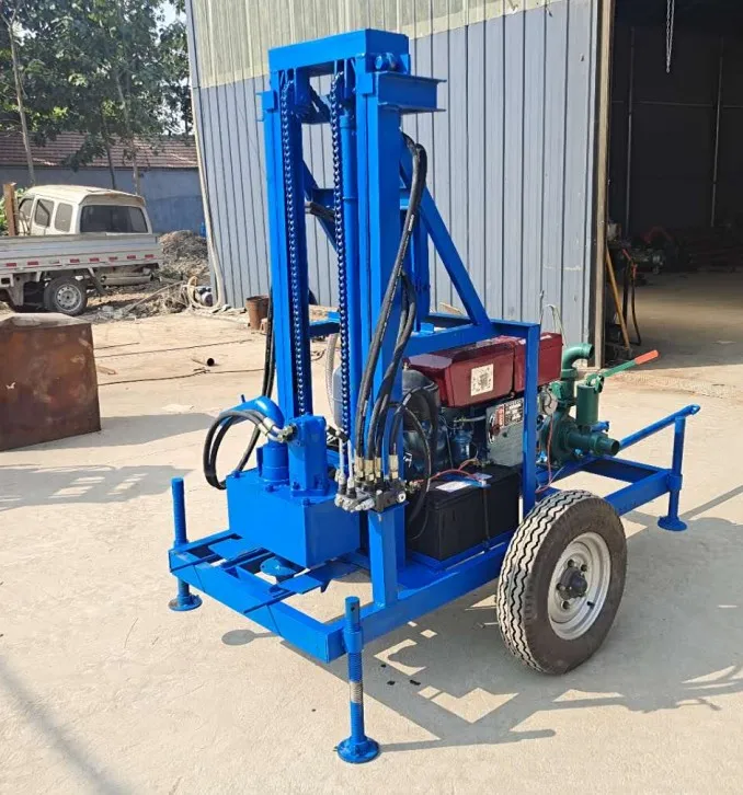 Versatile Mobile Water Well Drilling Rig for On-Site Drilling within 200m