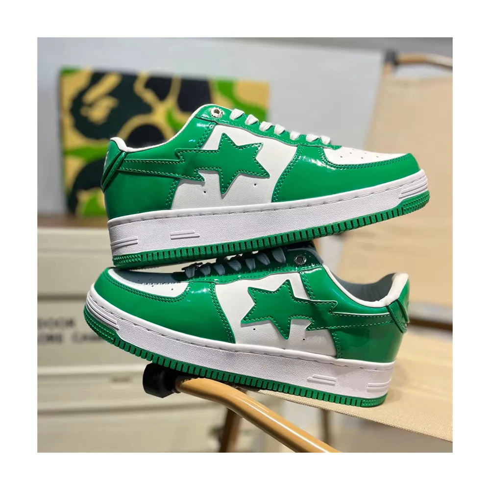 Trendy Designer Bapees Star Shoes Dropshipping With Original Shoe Box Men Women Walking Style Shoes